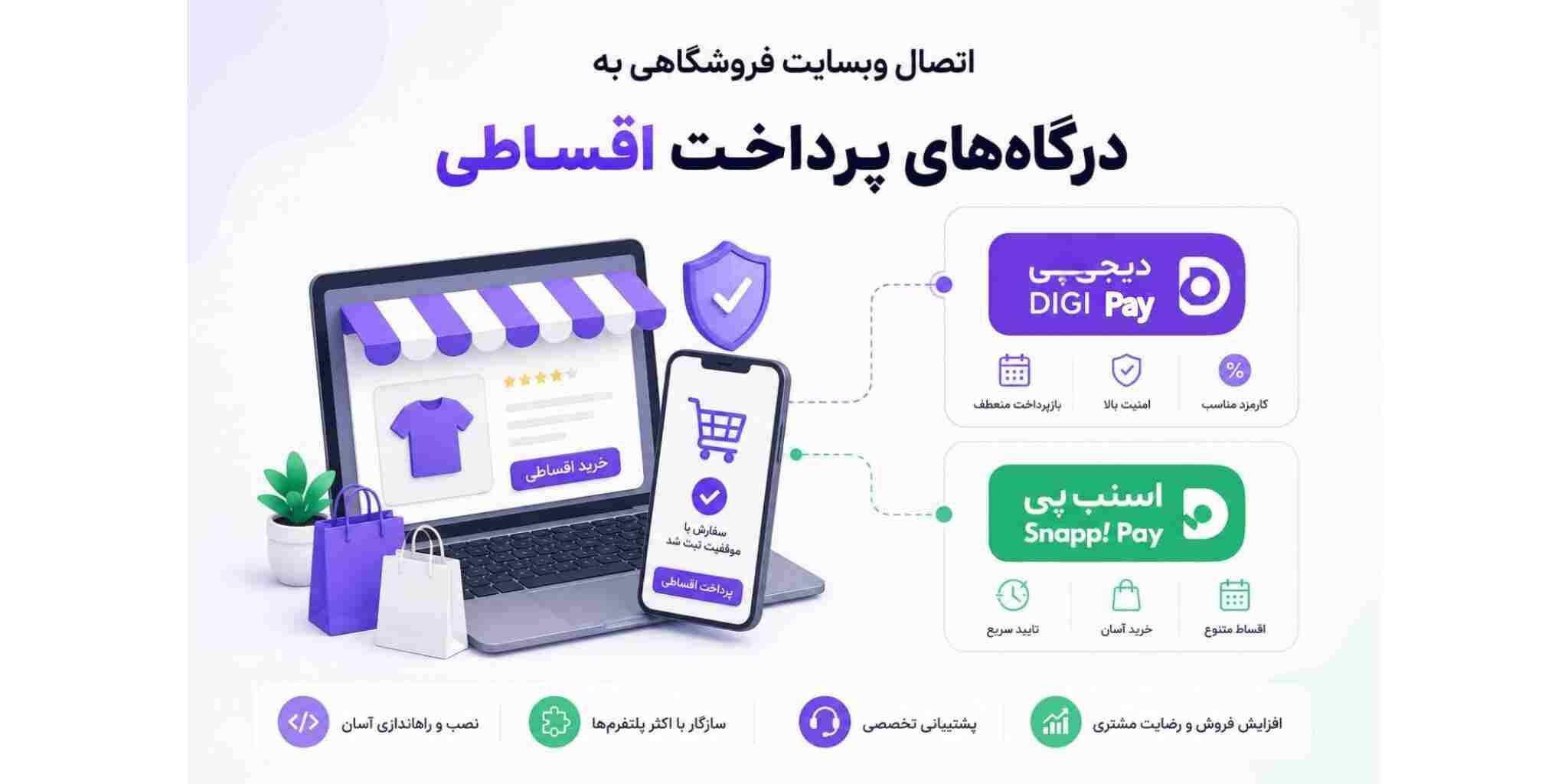 آموزش و راهنمایی گام به گام برای وصل کردن وبسایت فروشگاهی به درگاه های اسنپ پی و دی جی پی