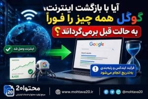 گوگل دوباره سایت ها را ایندکس خوهد کرد؟