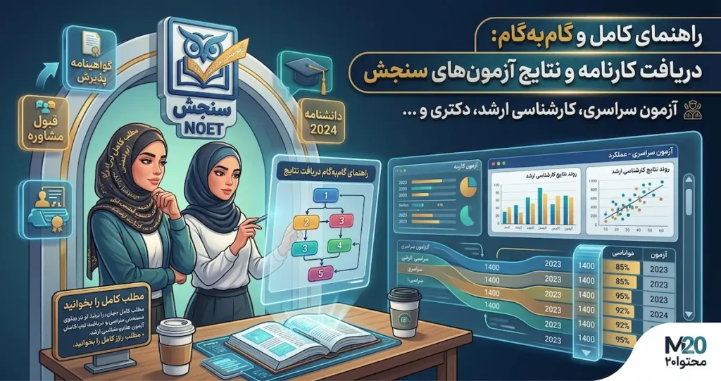 چگونگی دریافت کارنامه آزمون سراسری