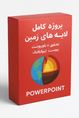 کاورمحصول-پروژه لایه های زمین