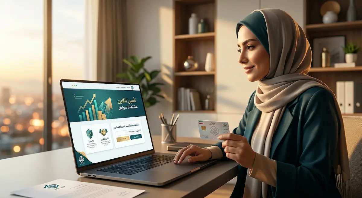مشاهده سوابق بیمه ای - تامین اجتماعی
