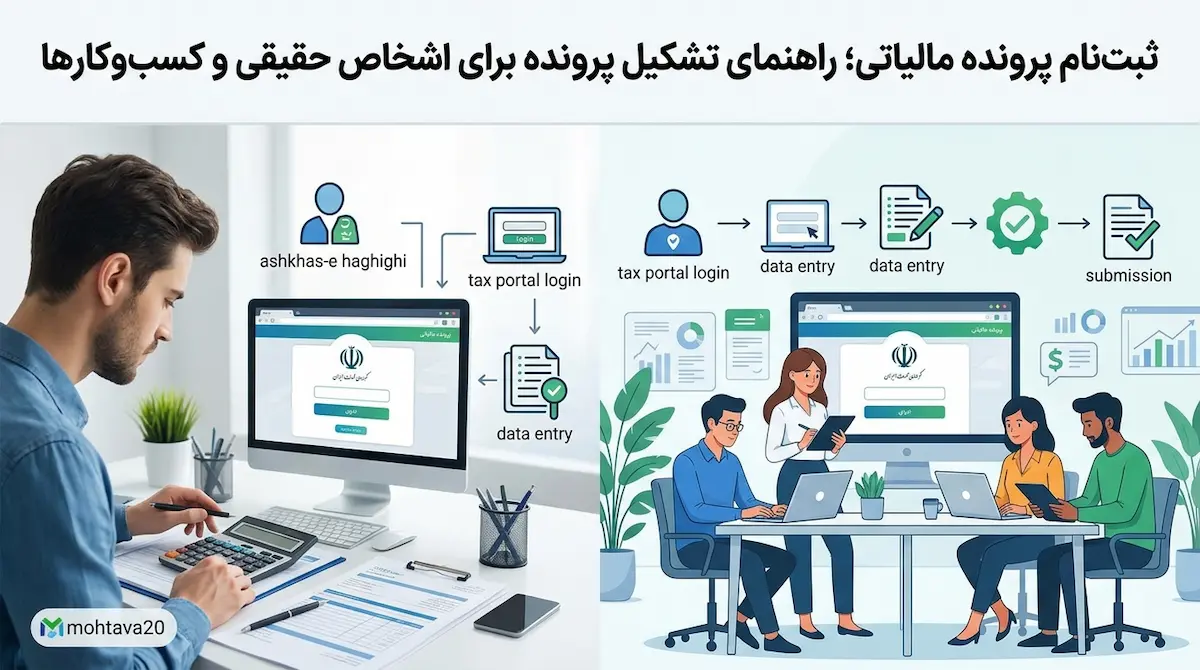 ثبت نام پرونده مالیاتی