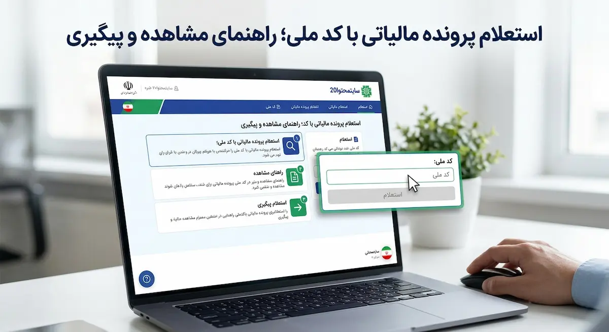 استعلام پرونده مالیاتی با کد ملی
