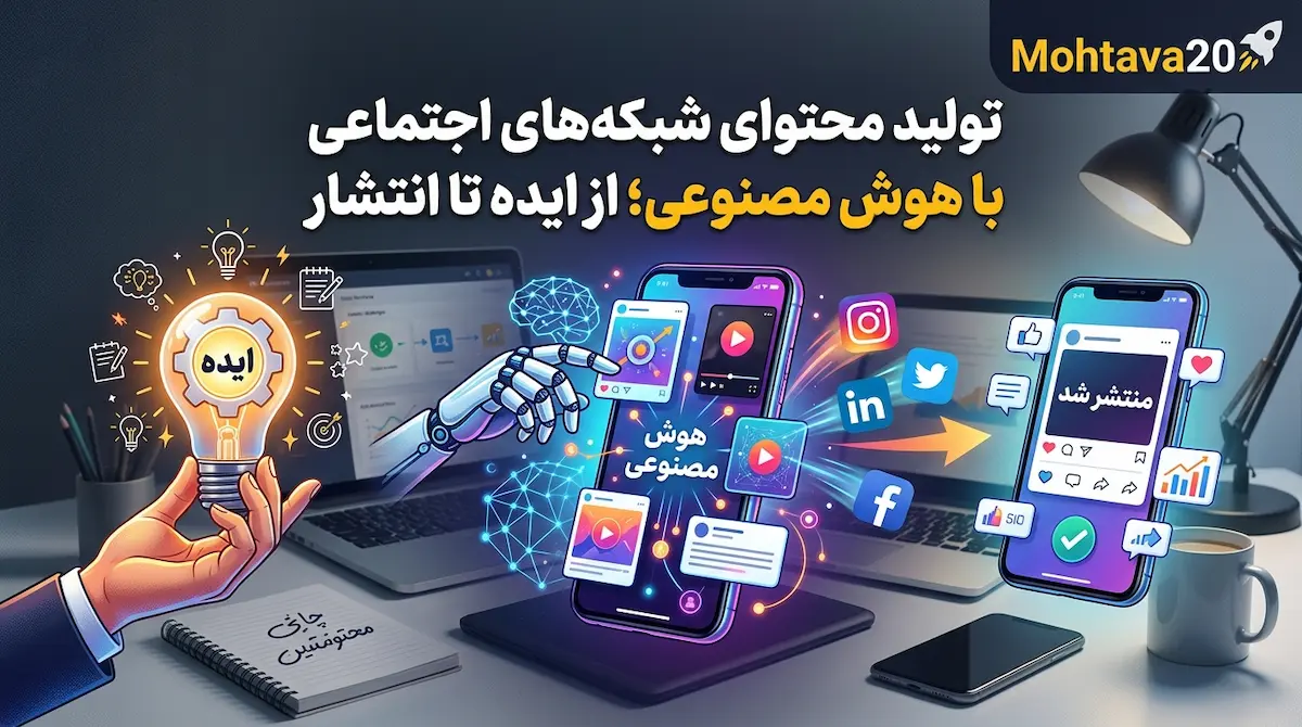 تولید محتوای شبکه های اجتماعی با هوش مصنوعی