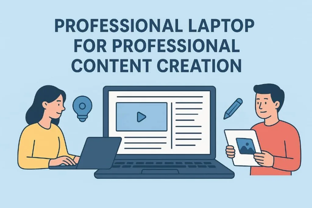 لپ تاپ حرفه ای برای تولید محتوای حرفه ای