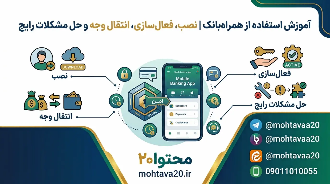 آموزش استفاده از همراه بانک