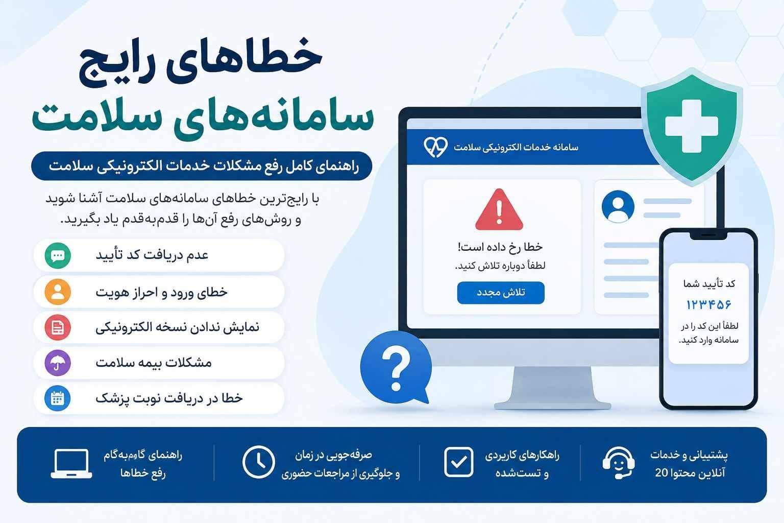 خطاهای سامانه های سلامت