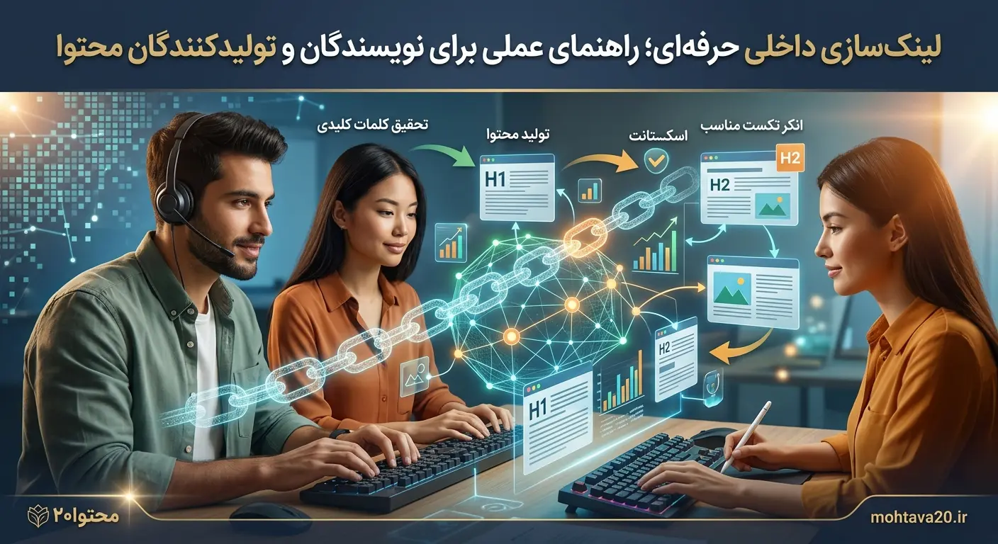 لینک‌سازی داخلی حرفه‌ای